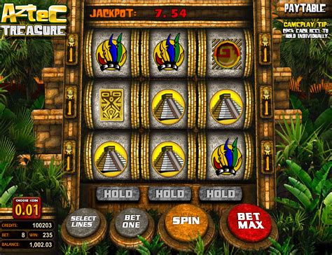 Игровой автомат Aztec Treasure  играть бесплатно